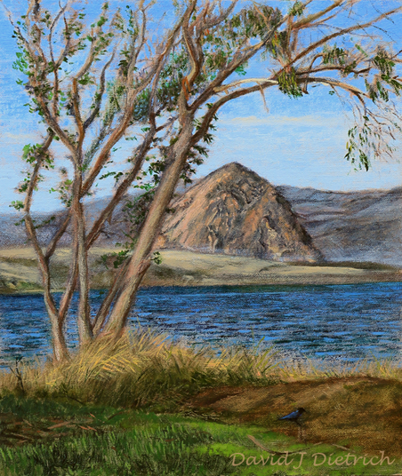Morro Rock painting by David John Dietrich